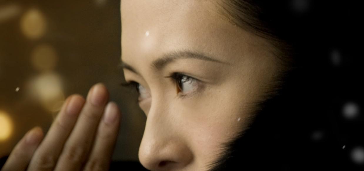 章子怡清新裸妆亮相金马奖